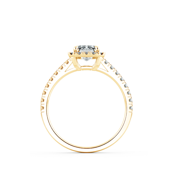 Nhẫn đính hôn Halo đai tấm NCH8202 5